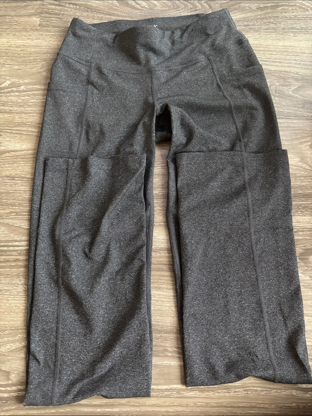 Skechers Women's Charcoal Gray Wide-Leg Leggings